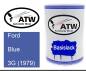 Preview: Ford, Blue, 3G (1979): 500ml Lackdose, von ATW Autoteile West.